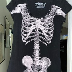 Kreepsville Skeleton Mini Dress